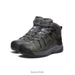 calzado KEEN Flint II impermeable medio (puntera blanda) gris acero/caparazón de tortuga hombres J4XN676 - Image 2