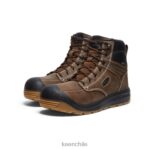 calzado KEEN fuerte wayne 6"(puntera blanda) tierra oscura/goma hombres J4XN61 - Image 2