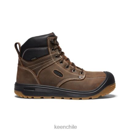 calzado KEEN fuerte wayne 6"(puntera blanda) tierra oscura/goma hombres J4XN61