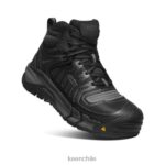 calzado KEEN Kansas City impermeable medio (puntera de fibra de carbono) negro/pistola hombres J4XN6161 - Image 3