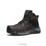 calzado KEEN kansas city+ kbf impermeable medio (puntera blanda) café en grano/negro hombres J4XN62 - Image 3