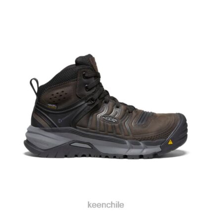 calzado KEEN kansas city+ kbf impermeable medio (puntera blanda) café en grano/negro hombres J4XN62