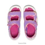 calzado KEEN Knotch Creek con puntera abierta lavanda inglesa/fucsia festival niños grandes J4XN6887 - Image 4