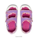 calzado KEEN Knotch Creek con puntera abierta lavanda inglesa/fucsia festival pequeños niños J4XN6770 - Image 4