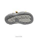 calzado KEEN Knotch Creek con puntera abierta profundidades azules/amarillo pequeños niños J4XN6771 - Image 4