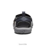 calzado KEEN Knotch River con puntera abierta negro/gris acero niños grandes J4XN6950 - Image 5
