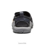 calzado KEEN Knotch River con puntera abierta negro/gris acero niños pequeños J4XN6932 - Image 5