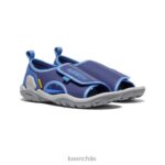 calzado KEEN Knotch River con puntera abierta profundidades brillantes de cobalto/azul niños grandes J4XN6949 - Image 2