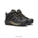 calzado KEEN Lansing impermeable medio (puntera de acero) cuervo/olivo leonado mujer J4XN6598 - Image 2