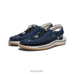 calzado KEEN lienzo uneek azul marino/abedul hombres J4XN6106 - Image 2