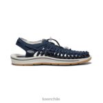 calzado KEEN lienzo uneek azul marino/abedul hombres J4XN6106