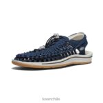 calzado KEEN lienzo uneek azul marino/abedul hombres J4XN6106 - Image 3