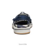 calzado KEEN lienzo uneek azul marino/abedul hombres J4XN6106 - Image 5