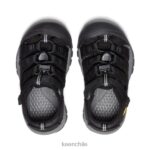 calzado KEEN newport h2 amarillo negro pequeños niños J4XN6729 - Image 4