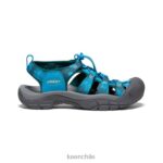 calzado KEEN newport h2 azul fiordo/teñido anudado mujer J4XN6409
