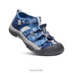 calzado KEEN newport h2 camuflaje/cobalto brillante niños grandes J4XN6767 - Image 3
