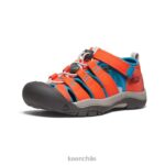 calzado KEEN newport h2 naranja seguridad/azul fiordo niños grandes J4XN6756 - Image 3