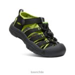 calzado KEEN newport h2 negro/verde lima pequeños niños J4XN6745 - Image 3
