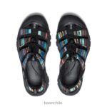 calzado KEEN newport h2 raya negra hombres J4XN654 - Image 4