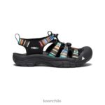 calzado KEEN newport h2 raya negra mujer J4XN6407