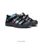 calzado KEEN newport h2 raya negra niños grandes J4XN6768 - Image 2
