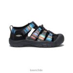 calzado KEEN newport h2 raya negra niños grandes J4XN6768