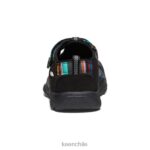 calzado KEEN newport h2 raya negra niños grandes J4XN6768 - Image 5