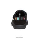 calzado KEEN newport h2 raya negra niños pequeños J4XN6836 - Image 5