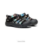 calzado KEEN newport h2 raya negra pequeños niños J4XN6736 - Image 2