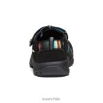calzado KEEN newport h2 raya negra pequeños niños J4XN6736 - Image 5