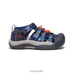 calzado KEEN newport h2 x oso ahumado oso ahumado/multi pequeños niños J4XN6743