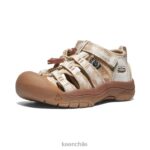 calzado KEEN newport h2 x oso ahumado oso ahumado/smores pequeños niños J4XN6742 - Image 3