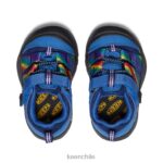 calzado KEEN newport h2sho cobalto multi/brillante niños pequeños J4XN6913 - Image 4