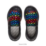 calzado KEEN perro de velocidad sin cordones negro/multicolor niños grandes J4XN6718 - Image 4