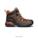 calzado KEEN pittsburgh 6" marrón cascada/marrón bombay hombres J4XN6176