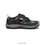 calzado KEEN sabueso de velocidad negro/camuflaje niños grandes J4XN6871