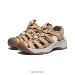 calzado KEEN sandalia astoria west de piel gama/vidrio azul mujer J4XN6616 - Image 2