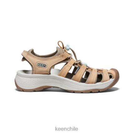 calzado KEEN sandalia astoria west de piel gama/vidrio azul mujer J4XN6616