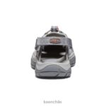 calzado KEEN sandalia barranco h2 gris acero/coral mujer J4XN6651 - Image 5