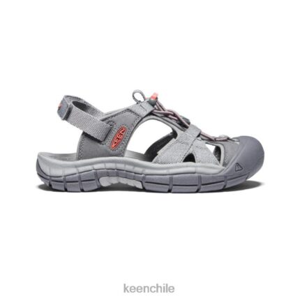 calzado KEEN sandalia barranco h2 gris acero/coral mujer J4XN6651
