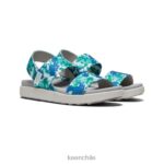 calzado KEEN sandalia elle con tira trasera porcelana/teñido anudado mujer J4XN6422 - Image 2