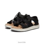 calzado KEEN sandalia elle con tiras mixtas negro/abedul mujer J4XN6426 - Image 2