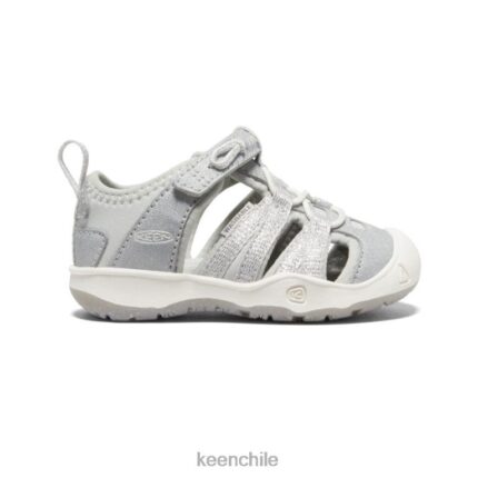 calzado KEEN sandalia moxie plata niños pequeños J4XN6956
