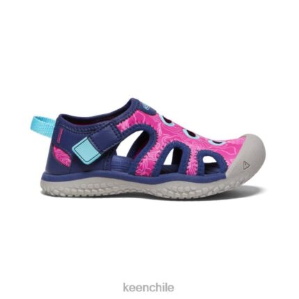 calzado KEEN sandalia raya azul profundo/festival fucsia pequeños niños J4XN6866