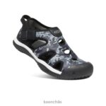 calzado KEEN sandalia raya negro/camuflaje niños grandes J4XN6918 - Image 3