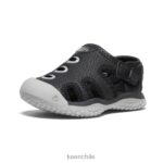 calzado KEEN sandalia raya negro/lluvia niños pequeños J4XN6944 - Image 3