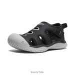 calzado KEEN sandalia raya negro/lluvia pequeños niños J4XN6863 - Image 3