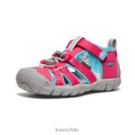 calzado KEEN seacamp ii cnx azalea/ipanema pequeños niños J4XN6860 - Image 3
