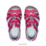 calzado KEEN seacamp ii cnx azalea/ipanema pequeños niños J4XN6860 - Image 4