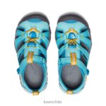 calzado KEEN seacamp ii cnx ipanema/azul fiordo pequeños niños J4XN6856 - Image 4